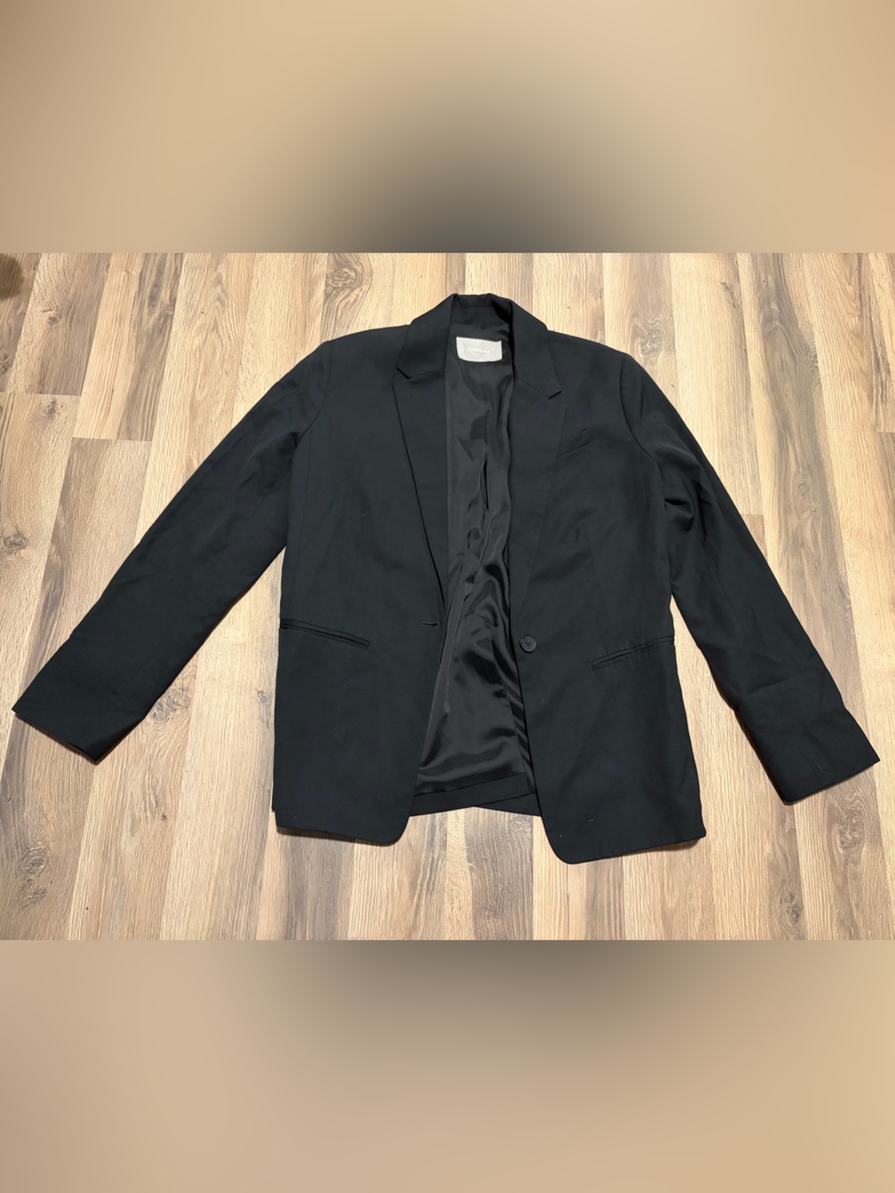 Everlane Black 100% Wool Blazer Size 4